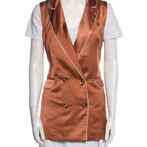 Jason Wu Copper Double-Breasted Blazer